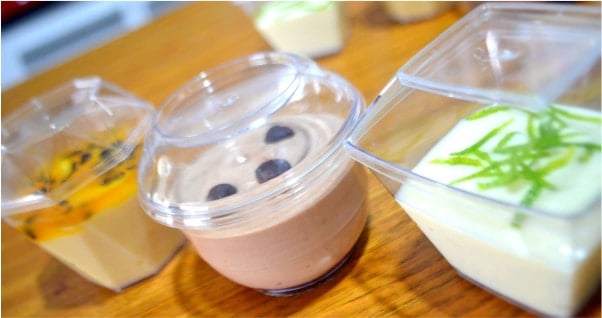 Mousse: Limão, Maracujá e Chocolate