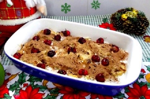 Pavê de Panetone com Sorvete