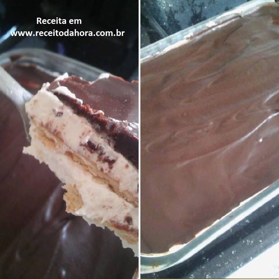 Gelado de Leite Ninho com Ganache