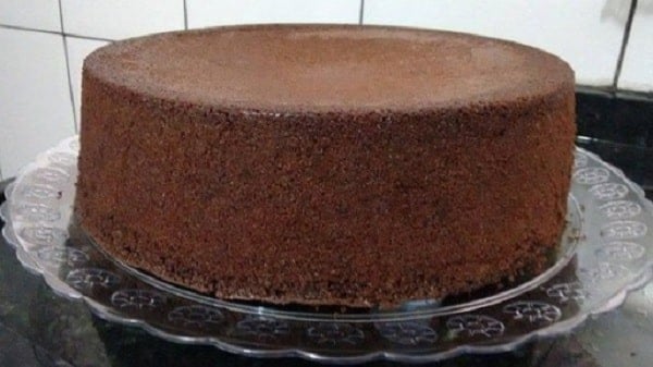 Pão de Ló de Chocolate de Liquidificador