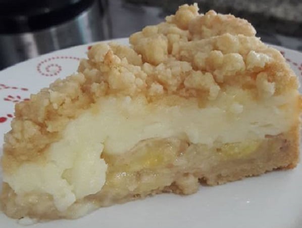 Torta Farofinha de Banana