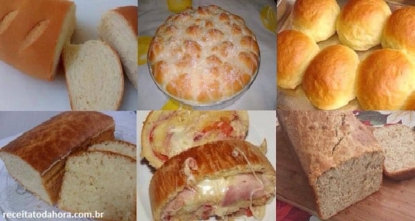 6 Receitas de Pão de Liquidificador