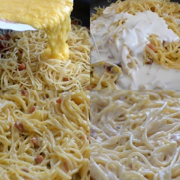 Espaguete à Carbonara
