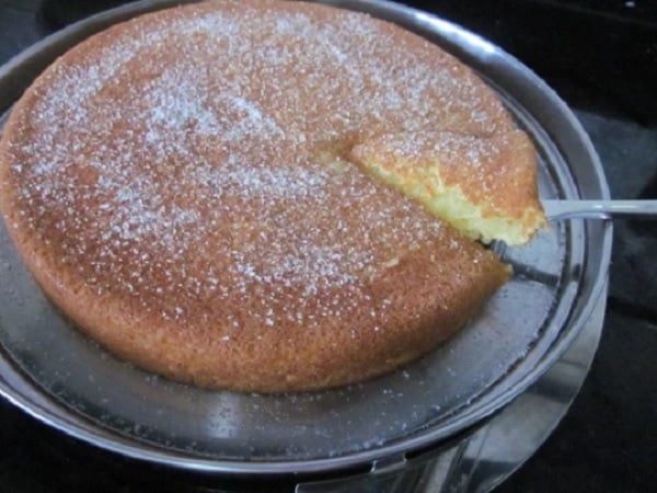 Bolo de Aipim Cremoso de Liquidificador