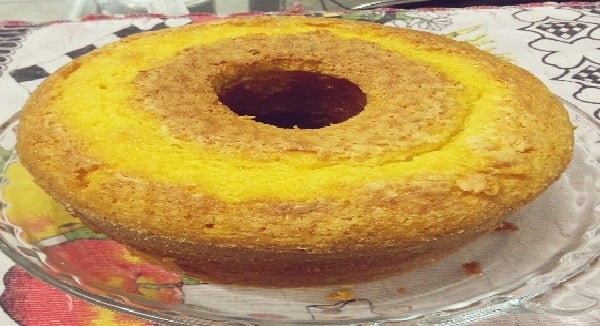 Bolo de Farinha de Milho de Liquidificador