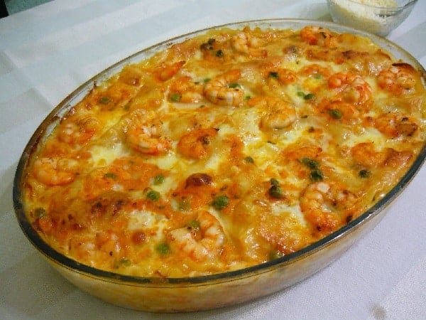 Lasanha de Camarão