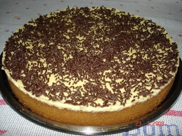 Torta Mousse de Limão e Chocolate