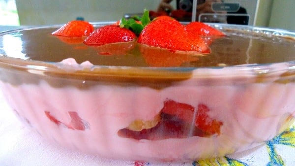 Pavê de Morango com Nesquik