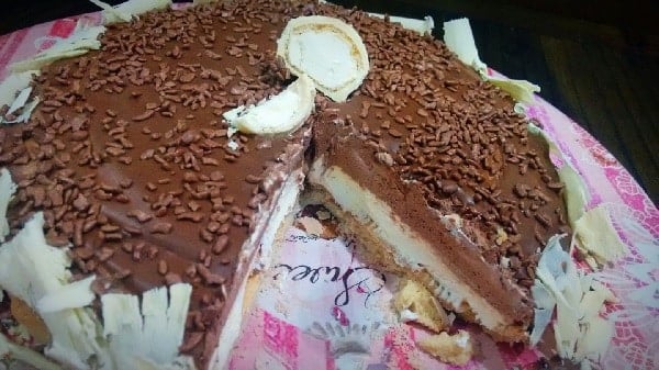 Torta Mousse de Leite Ninho com Chocolate