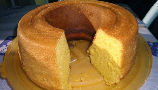 Bolo de Leite Condensado de Liquidificador