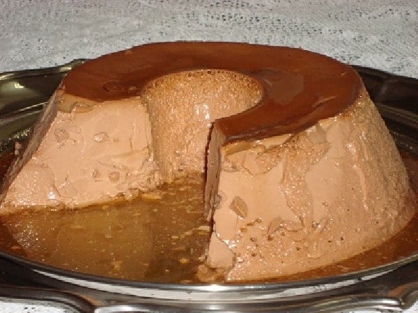 Pudim de Chocolate em Pó