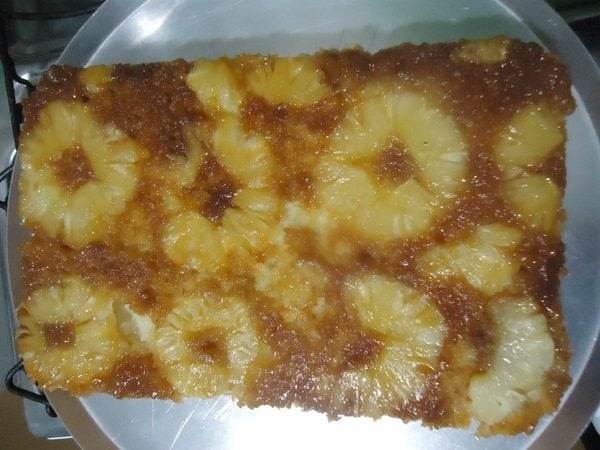 Bolo de Abacaxi com Iogurte