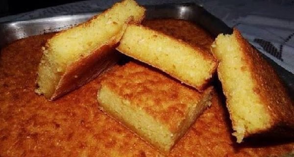 Bolo de Aipim com Coco