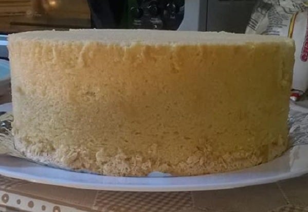 Pão de Ló de 3 Ingredientes