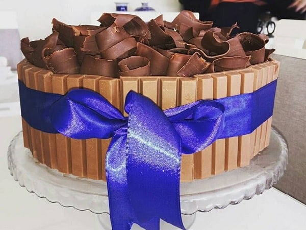 Bolo de Chocolate Para Aniversário