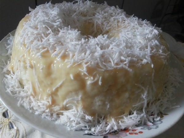 Bolo de Tapioca Gelado