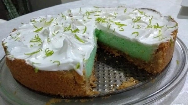 Torta de Limão com Gelatina