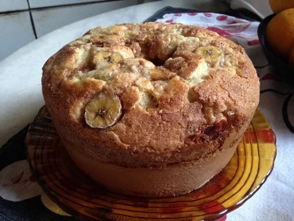 Bolo de Banana Fofinho
