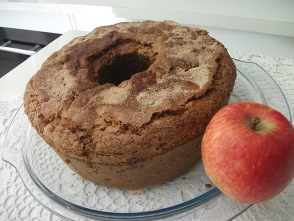 Bolo de Maçã com Canela de Liquidificador