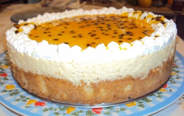 Bolo Mousse de Maracujá Fácil