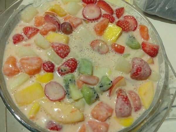 Salada de Frutas Cremosa