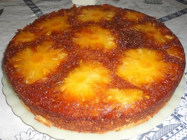 Bolo de Abacaxi Caramelizado