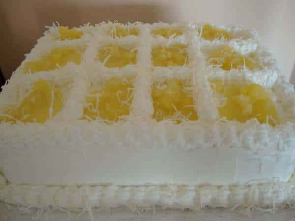 Pão de Ló Para Bolo Recheado com Frutas
