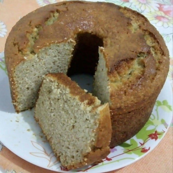 Bolo de Banana com Aveia