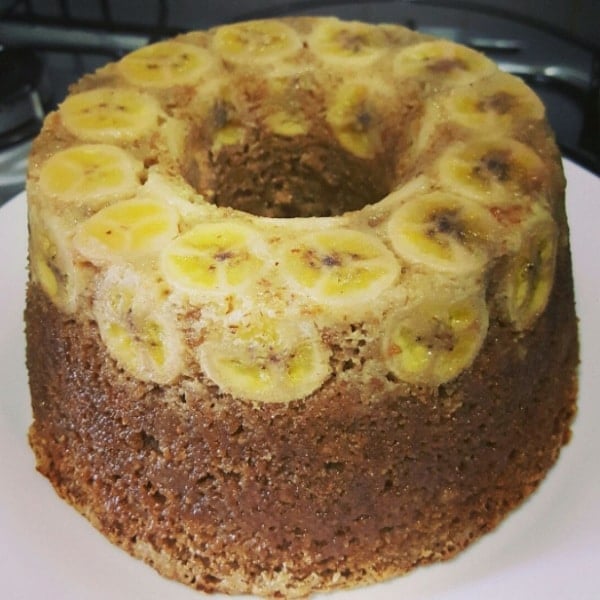 Bolo de Banana Integral (com Aveia e Canela)