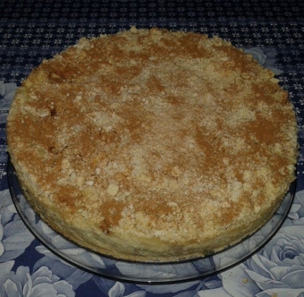 Bolo de Banana com Farofa Crocante