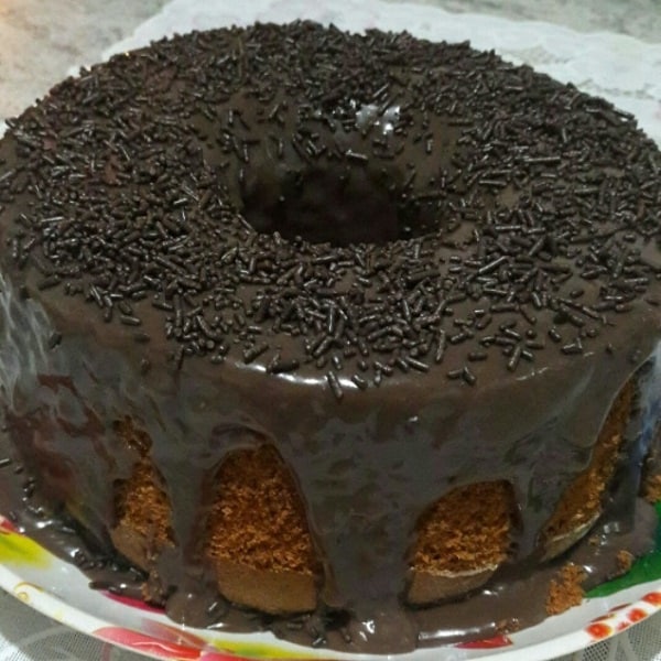 Bolo de Cenoura com Cobertura de Brigadeiro