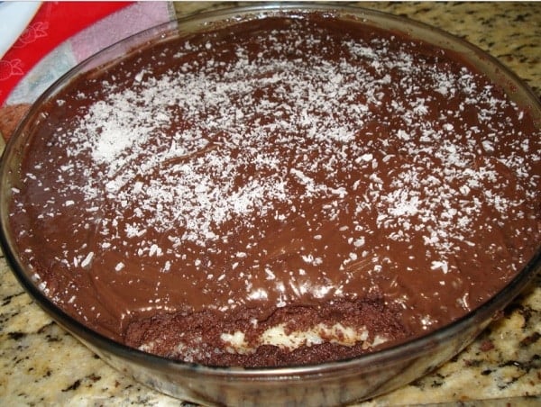 Pavê de Chocolate com Coco