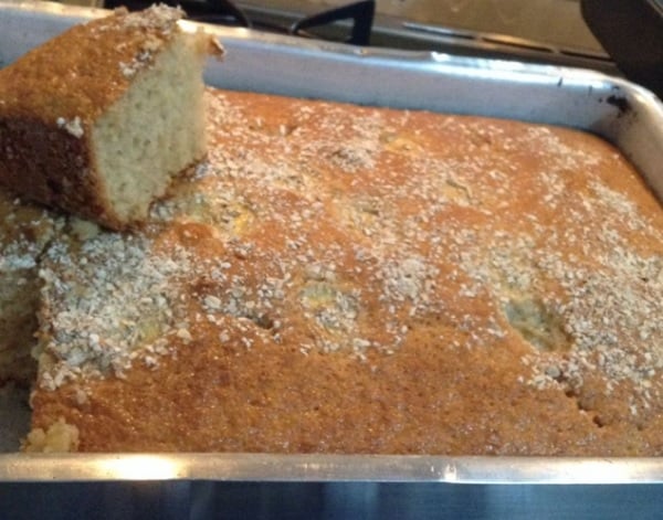 Bolo de Banana com Aveia