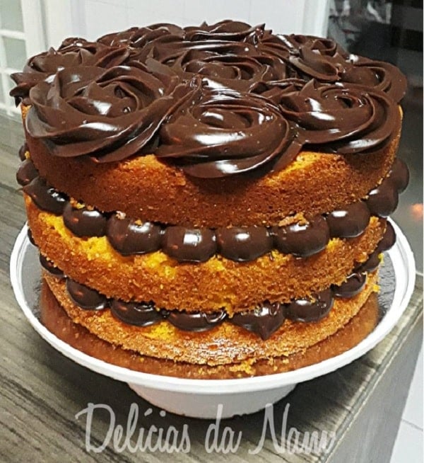 Bolo de Cenoura Gourmet