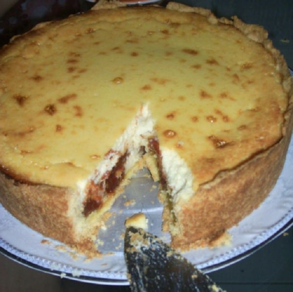 Torta de Ricota com Goiabada