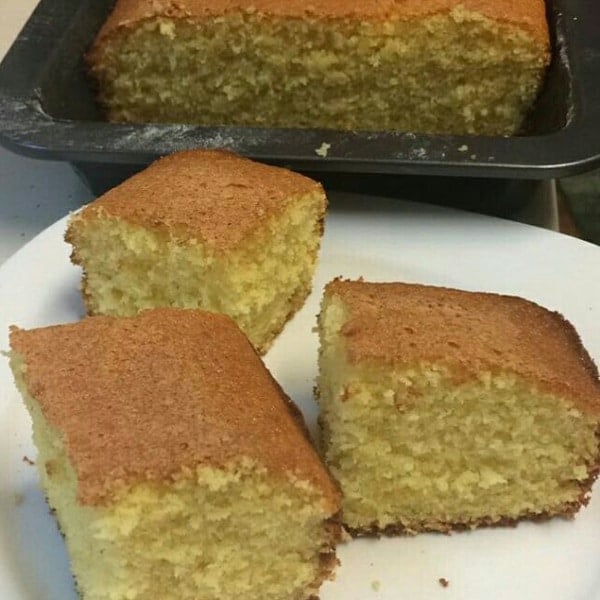 Bolo de Fubá com Laranja