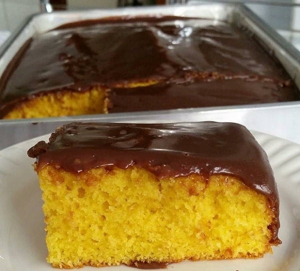 Bolo de Cenoura Fofinho