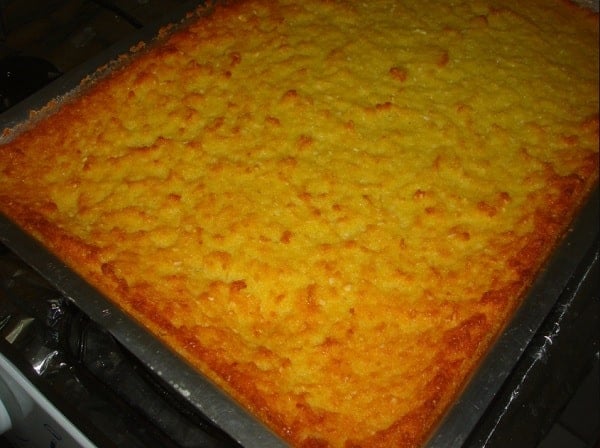 Bolo de Mandioca Crua