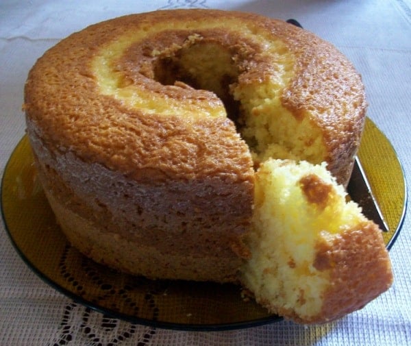 Bolo de Fubá com Laranja de Liquidificador