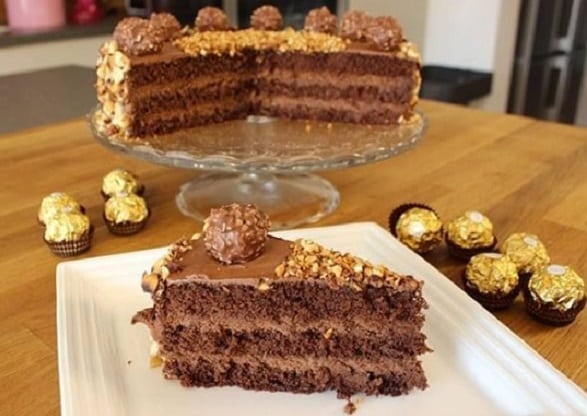 Bolo de Nutella Para Aniversário