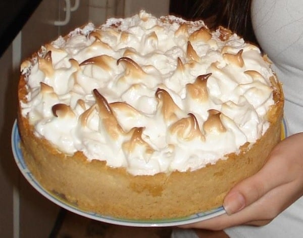Torta de Limão com Creme de Leite