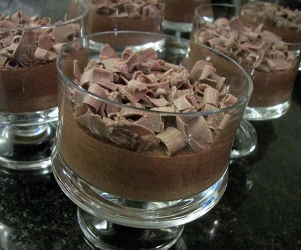 Mousse de Chocolate com Leite Condensado
