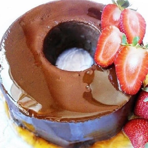 Pudim de Leite em Pó com Chocolate