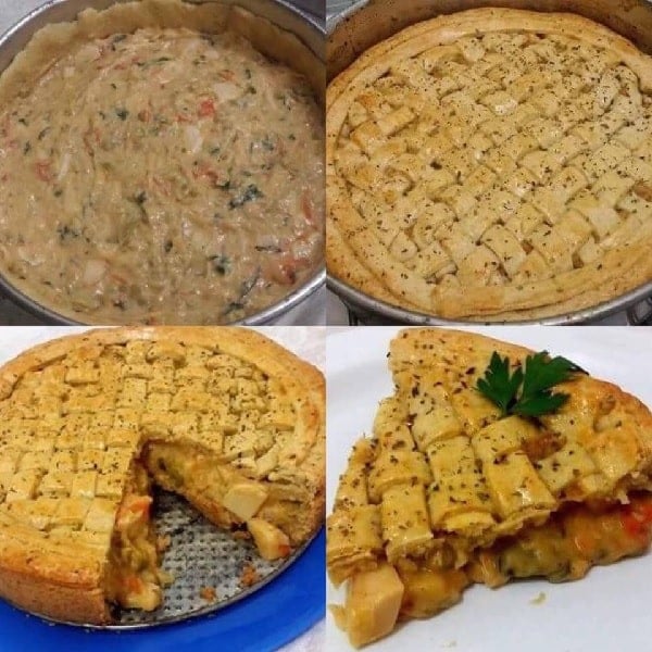 Torta de Palmito Cremosa
