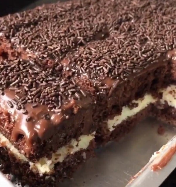 Bolo Prestígio Gelado