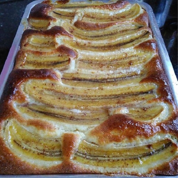 Bolo de Banana Simples de Liquidificador