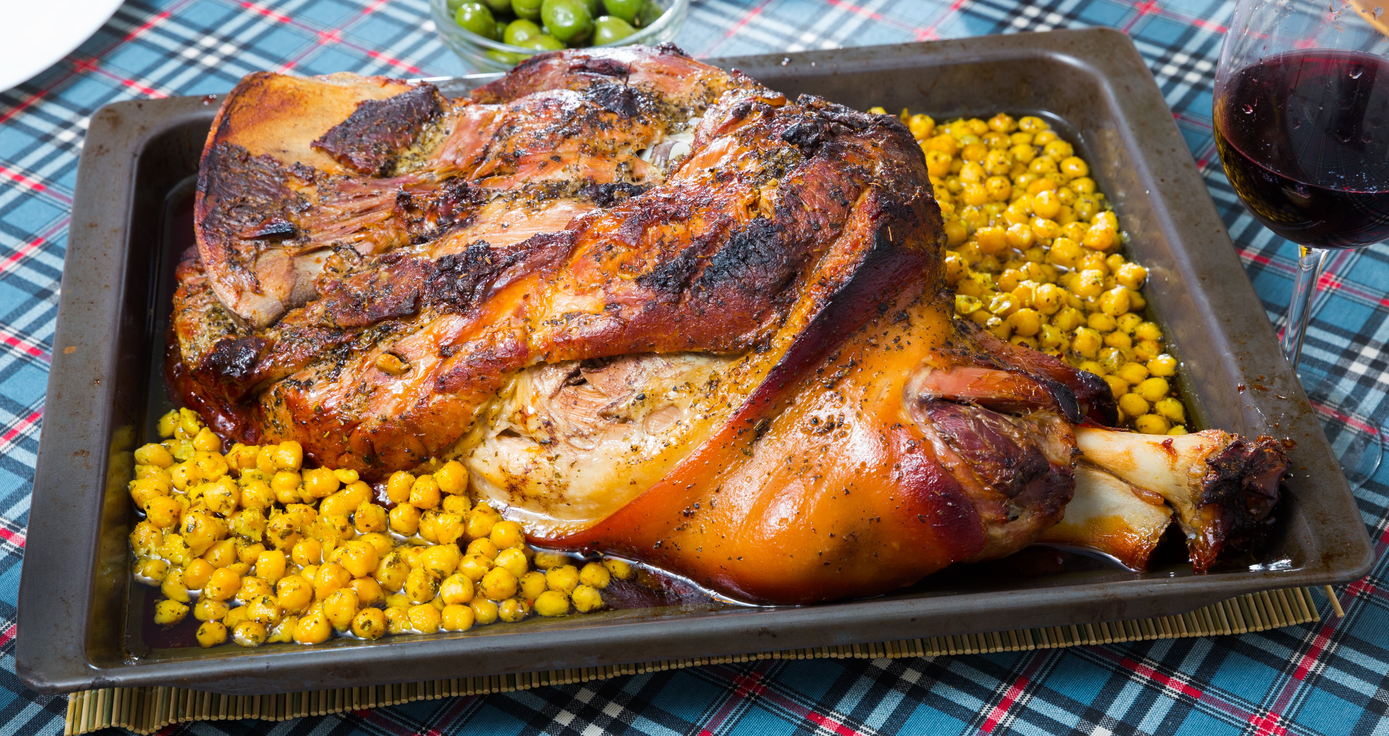 Pernil de Natal Assado
