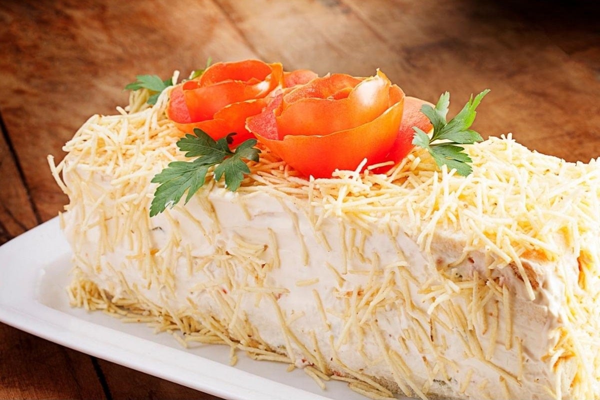 Receita de Bolo Salgado de Frango, perfeito para o lanche da sua família