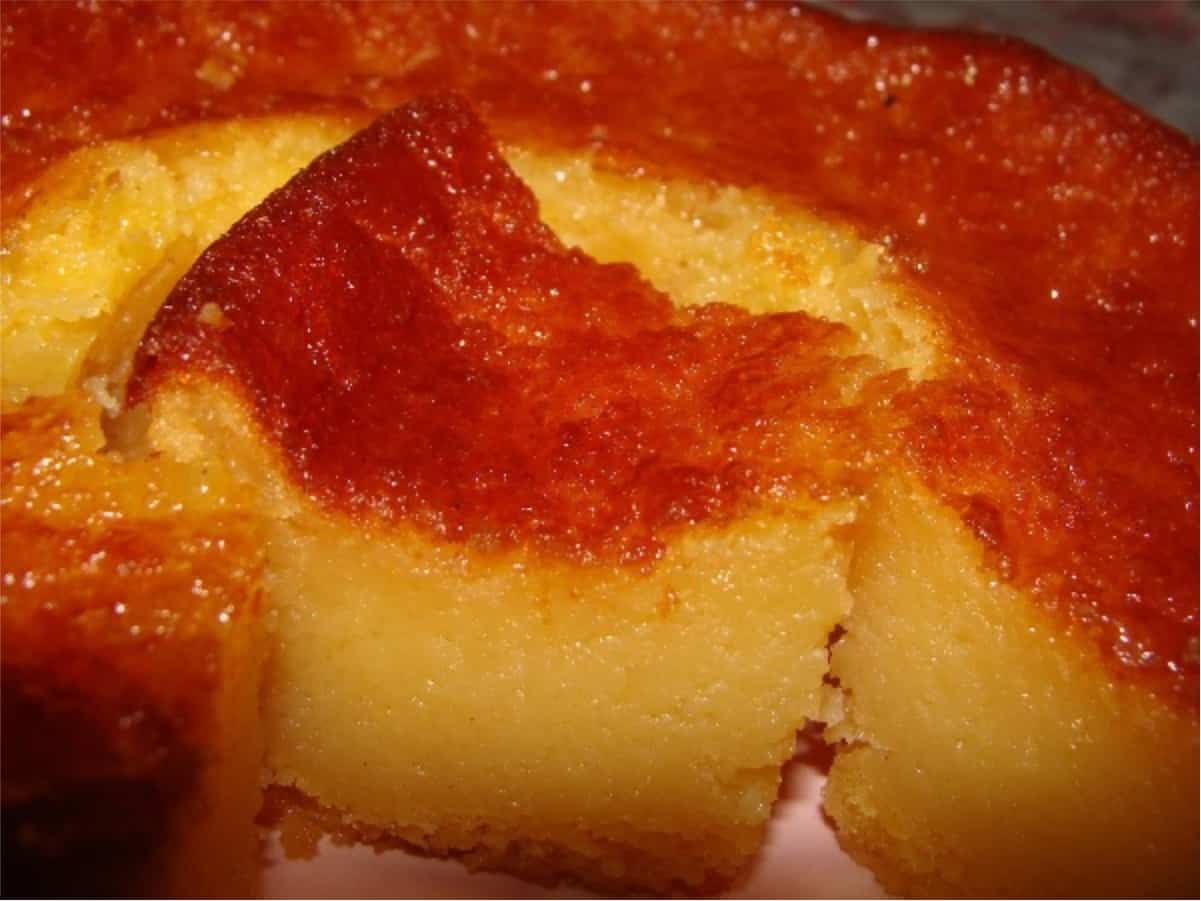 Bolo de fubá cozido igual vovó fazia no sítio, maravilhoso e perfeito