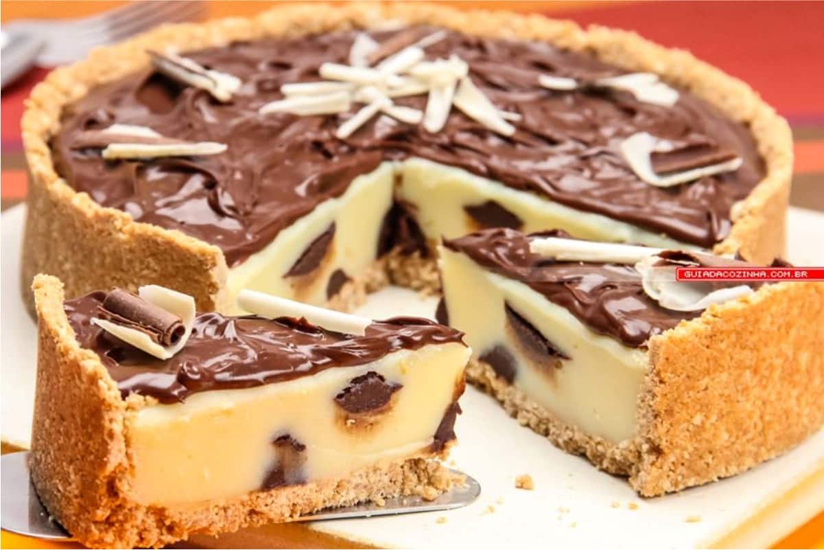 Torta de leite ninho recheada com trufa de chocolate aprenda agora